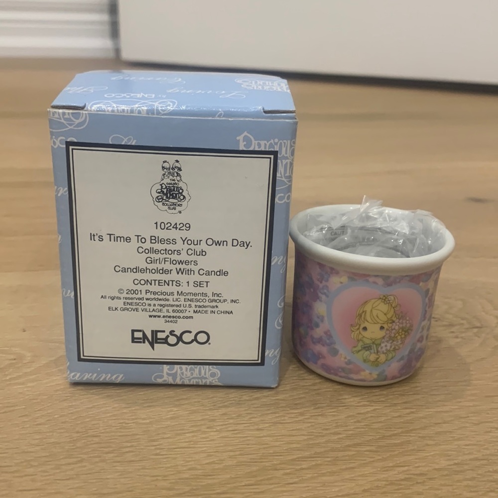 PRECIOUS MOMENTS CANDLE HOLDER